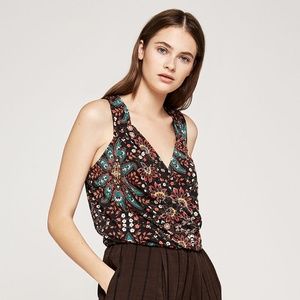 Bohemian Bandana Surplice Top